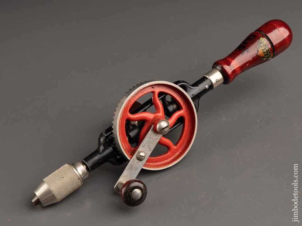 MILLERS FALLS No. 5 Egg Beater Hand Drill NEAR MINT with Decal - 90017
