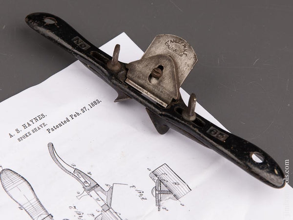 HAYNES Patent February 27, 1883 STANLEY No. 65 Chamfer Shave - 90022
