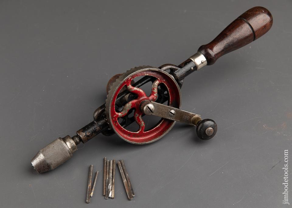 MILLERS FALLS No. 5 Egg Beater Hand Drill with Eight Bits - 90053