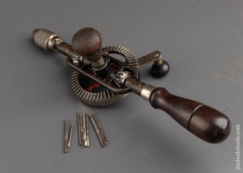 MILLERS FALLS No. 5 Egg Beater Hand Drill with Eight Bits - 90053