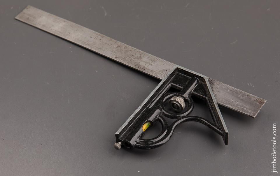 Extra Fine UNION TOOL CO Twelve inch Combination Square - 90056
