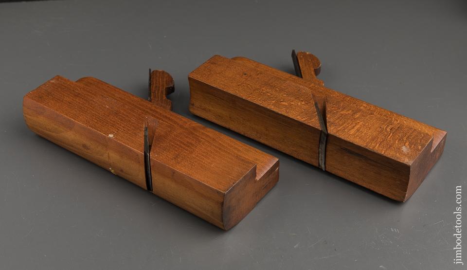 Pair of M. COPELAND No. 22 Hollow & Round Molding Planes circa 1822-55 - 90070