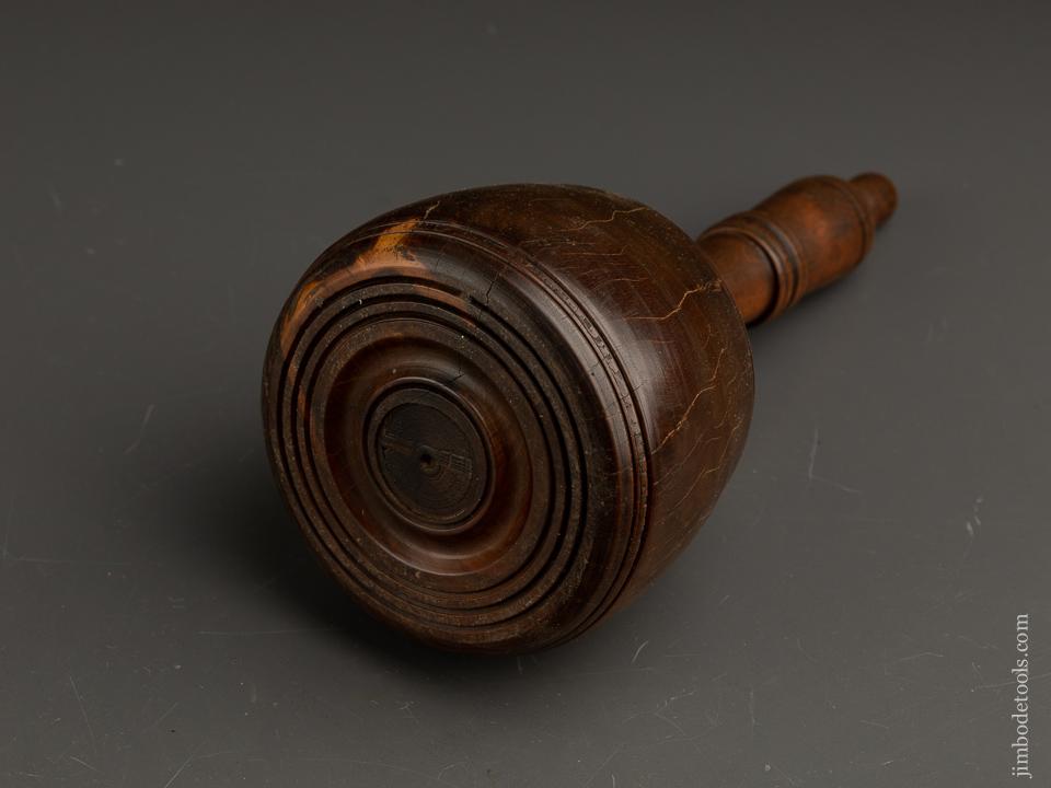 Stunning 33 ounce Fancy Lignum Vitae Mallet - 90088