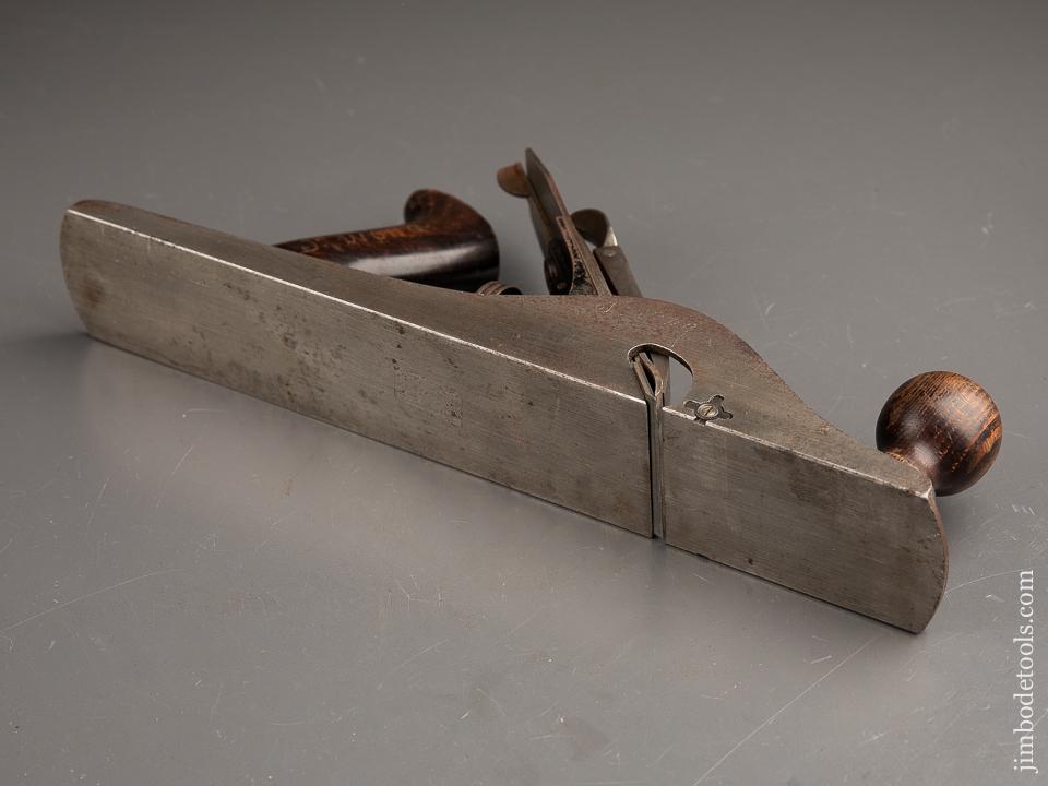 Fine STANLEY No. 10 1/4 Tilt Handle Carriage Maker's Rabbet Plane WWII Vintage - 90104