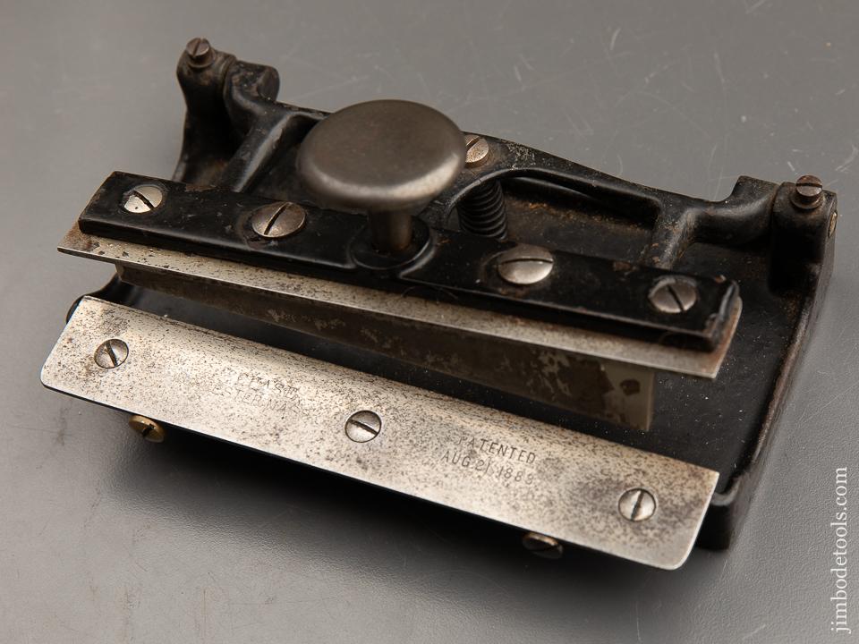 CURTIS Patent August 21, 1888 Envelope Opener by CHASE, WORCESTER MASS - 90118