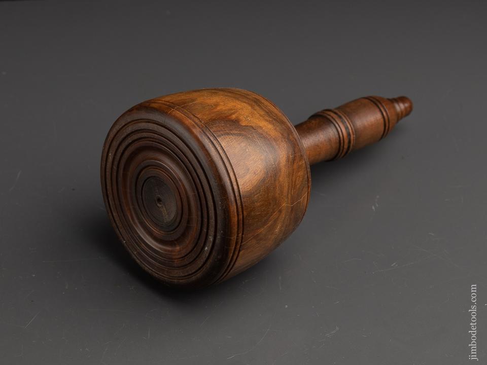 Stunning 30 ounce Fancy Lignum Vitae Mallet - 90124