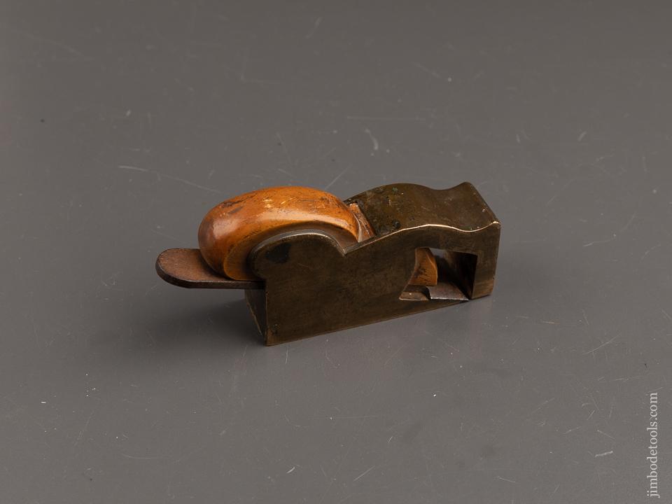 Excellent J. FROST NORWICH Gunmetal & Boxwood Bull Nose Rabbet Plane - 90125U