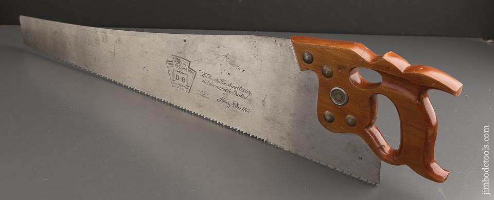 Near-Factory MINT 5 1/2 point 26 inch Rip DISSTON D8 Hand Saw - 90135