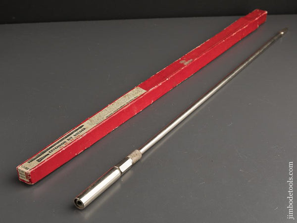 24 inch MILLERS FALLS Extension Bit Holder MINT in Original Box - 90151