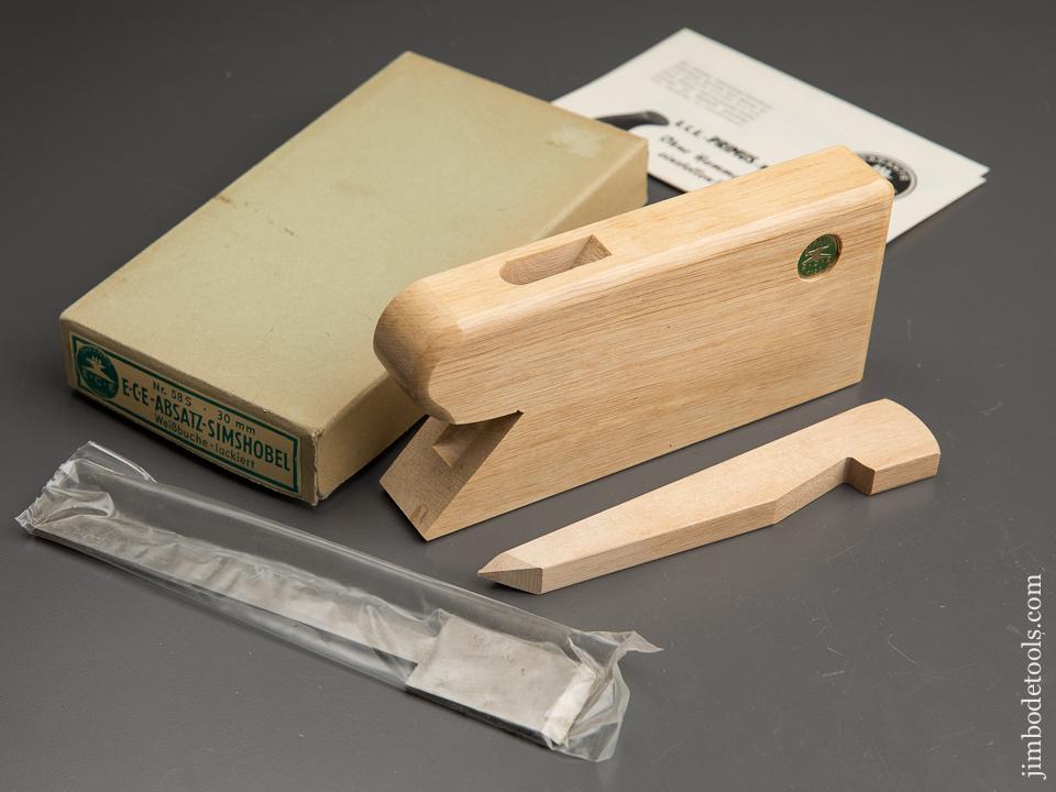 ECE 30mm Bull Nose Rabbet Plane MINT in Original Box - 90165