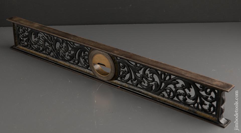 Extra Fine! 24 inch DAVIS Patent September 17, 1867 Tall Frame Spirit Level - 90180