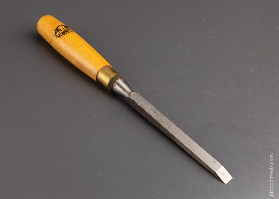 Extra Extra FINE 1/2 inch MARPLES Boxwood Handled Mortise Chisel with Decal - 90185