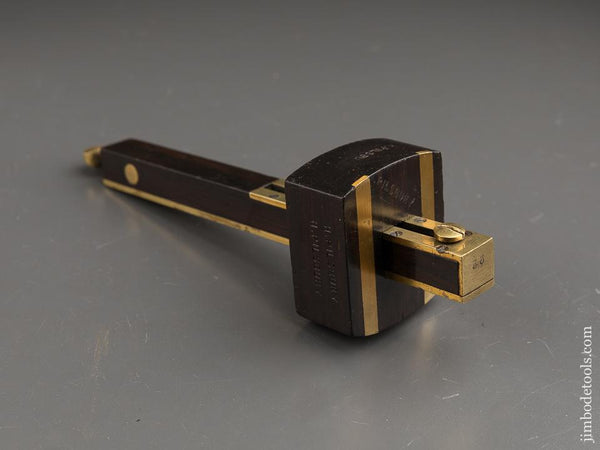 Registered Design Ebony & Brass Triple Point Marking & Mortise Gauge - 90195