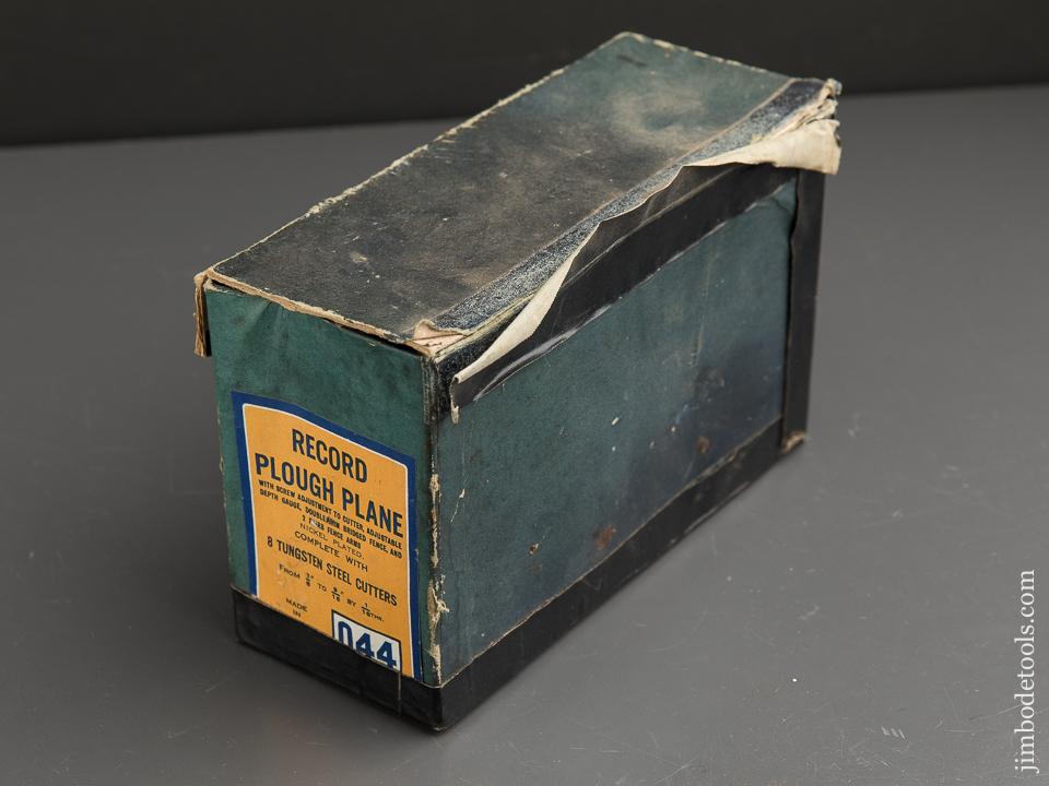 RECORD No. 044 Plough/Plow Plane 100% COMPLETE in Original Box - 90228