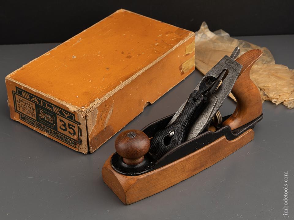 STANLEY No. 35 Transitional Smooth Plane in Original Box - 90428