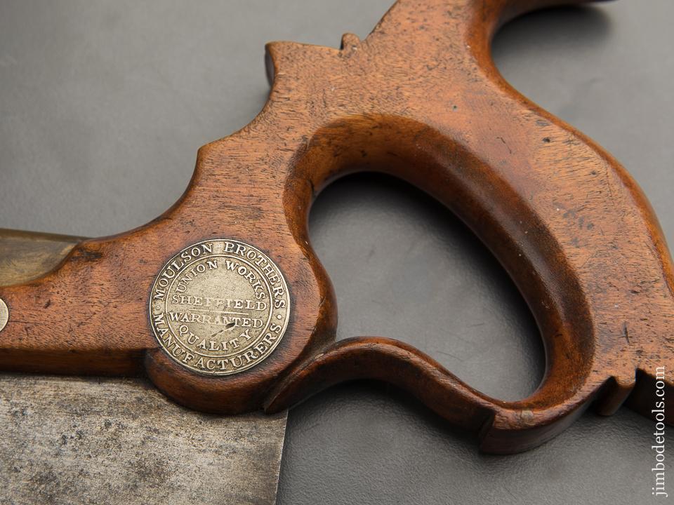 Amazing! 15 point 8 inch MOULSON BROS LONDON SPRING Brass Back Triple ...