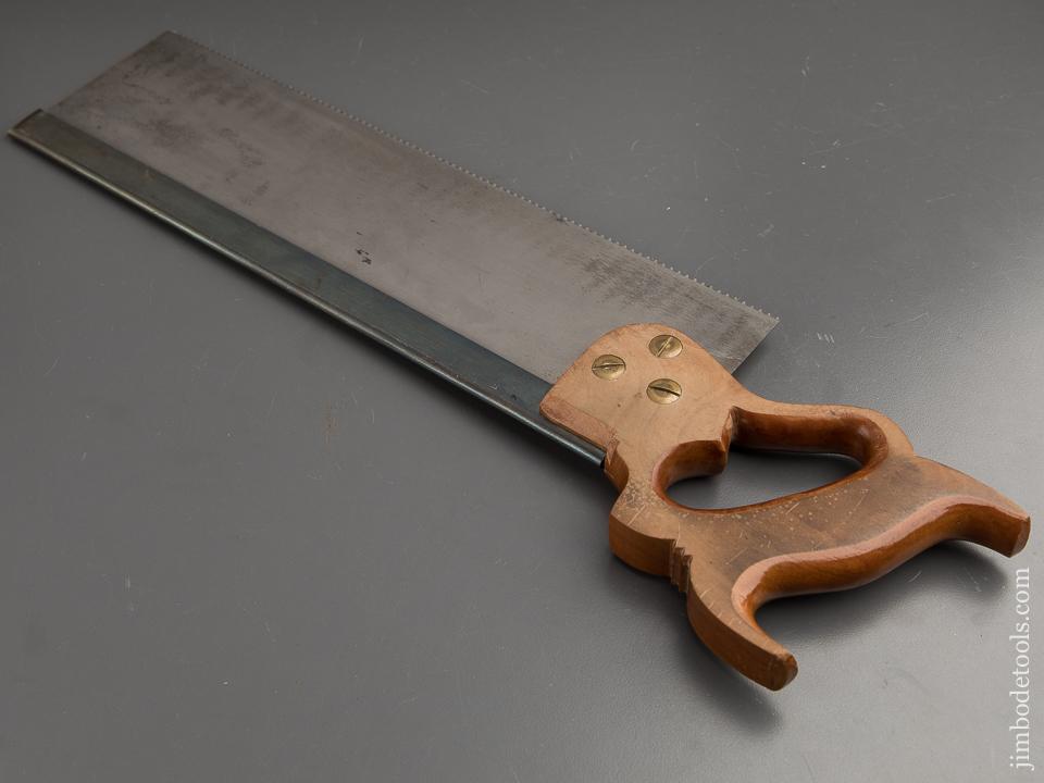 Drop Dead MINT! 15 point 14 inch Rip E.C. ATKINS No. 2 Back Saw - 90257U