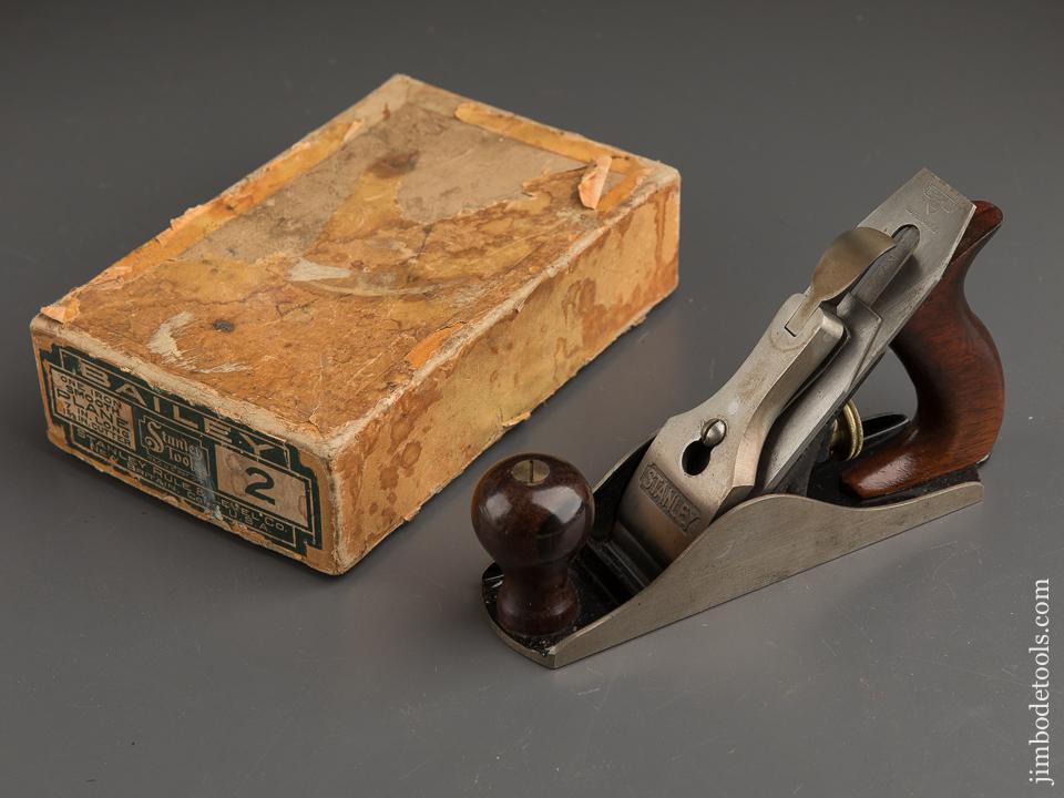 STANLEY No. 2 Smooth Plane 100% MINT in Original Box SWEETHEART - 90277