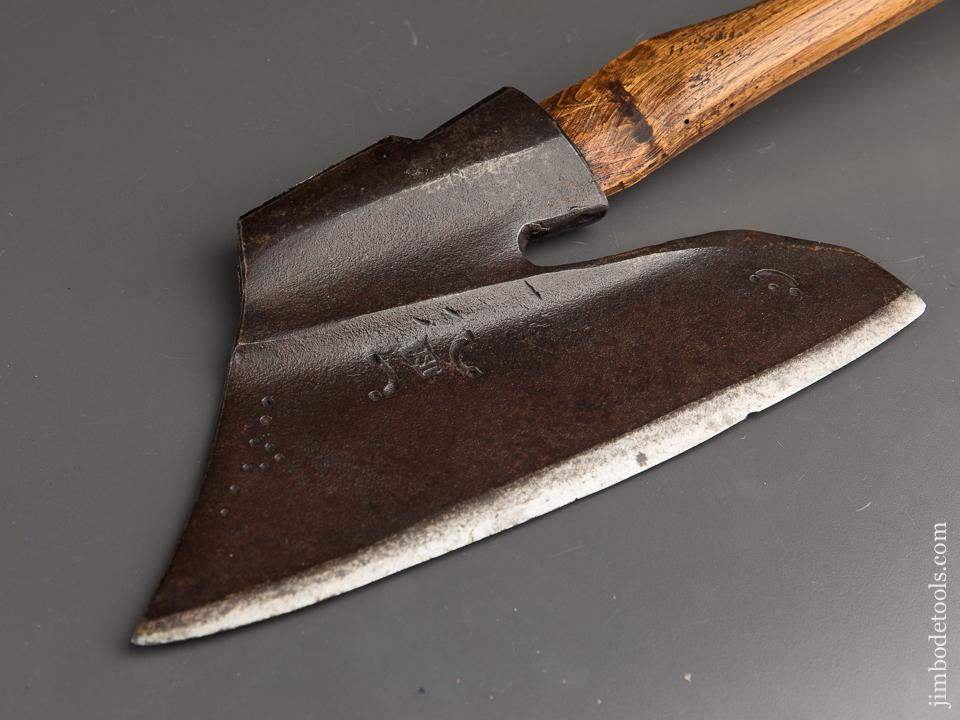 Awesome! Pennsylvania Goose Wing Axe Left-handed Signed "JST" - 90290