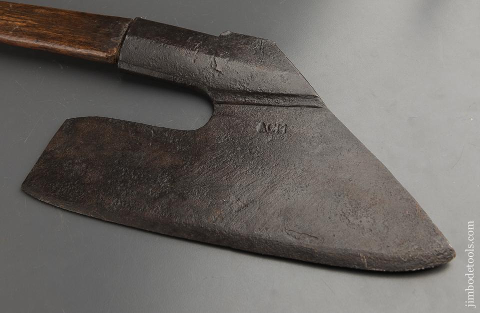 Classic Pennsylvania Goose Wing Axe Signed "A.C.M." - 90293