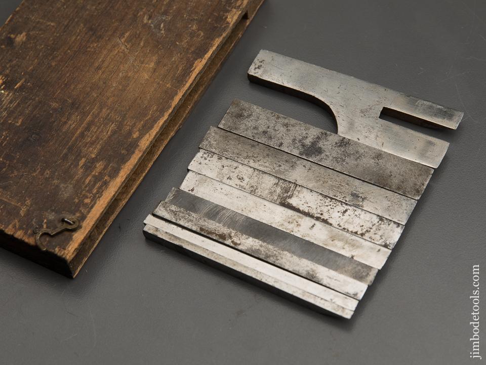 Set of Nine MILLERS Patent Cutters in Box - 90299