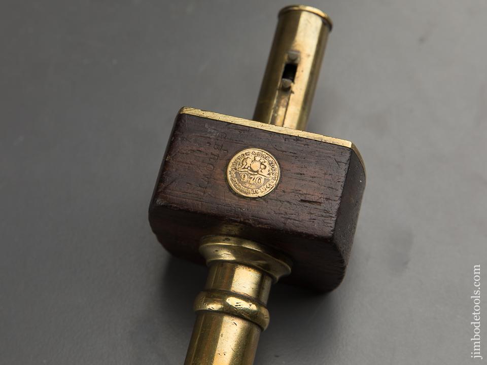 Rare! FENTON & MARSDEN 1847 Patent Telescoping Mortise Gauge - 90300