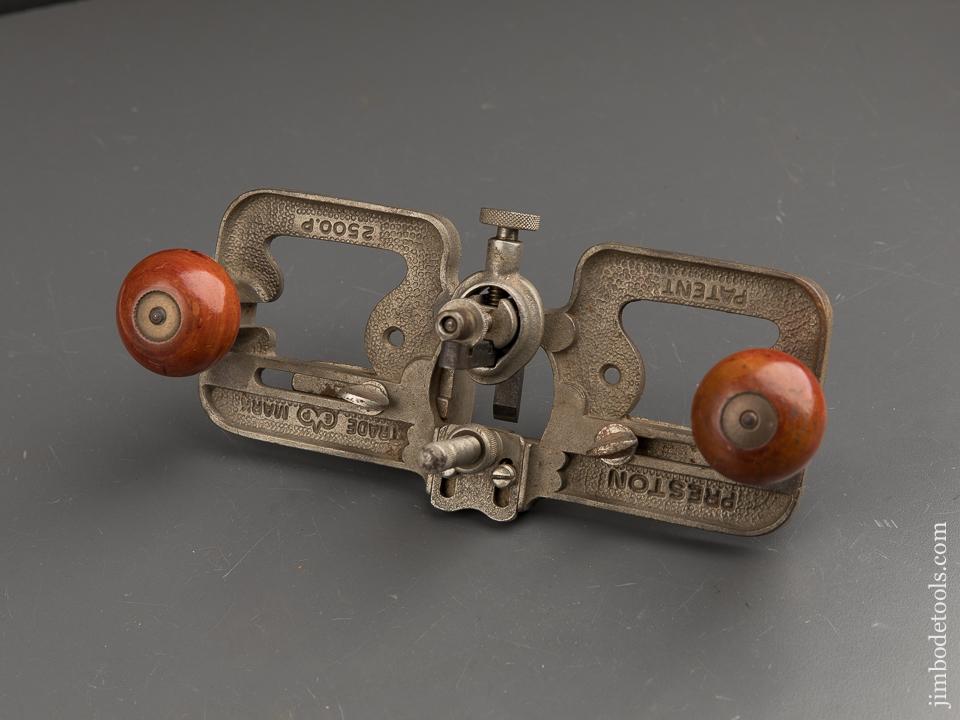 Rare! PRESTON No. 2500.P Router Plane with Both Fences - 90317