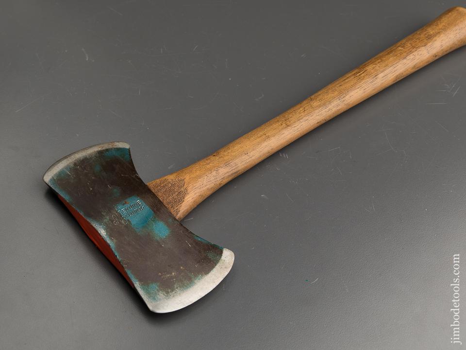 Rare! NORLUND Double Bit Belt Axe with Leather Sheath and Original