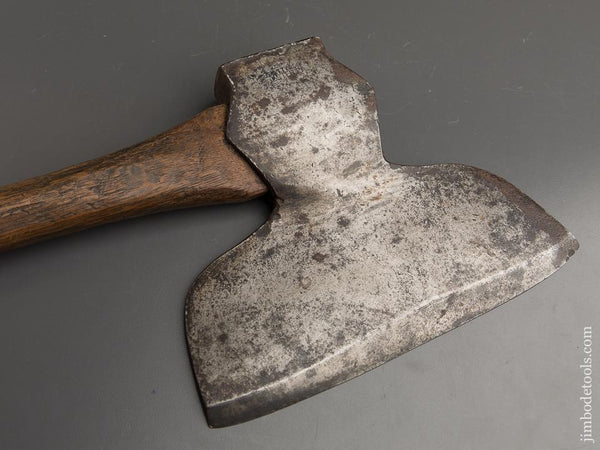 Extra Fine! Seven pound BEATTY & SON CHESTER PA Broad Axe with Cow Logo - 90328