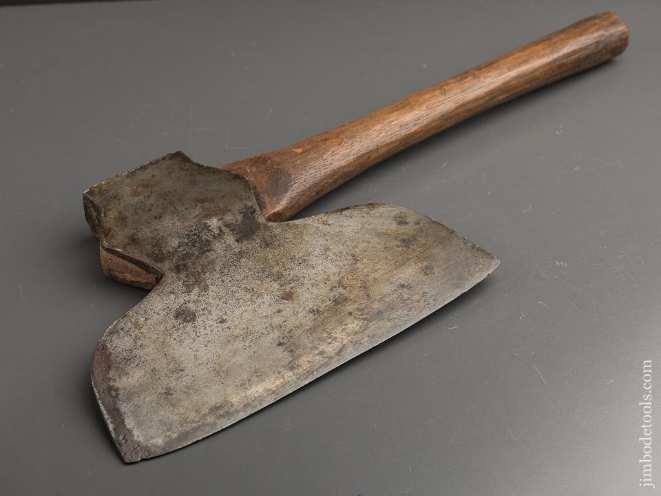 Extra Fine! Seven pound BEATTY & SON CHESTER PA Broad Axe with Cow Logo - 90328