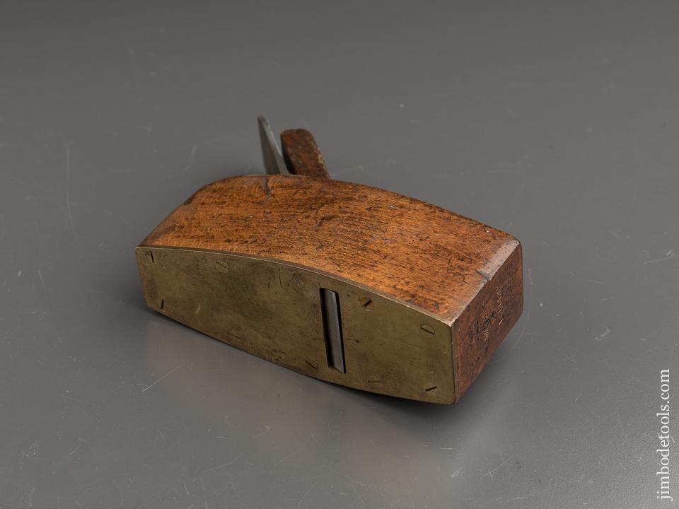 Small Brass Soled GRIFFITHS NORWICH Smooth Plane circa 1803-1958 - 90339