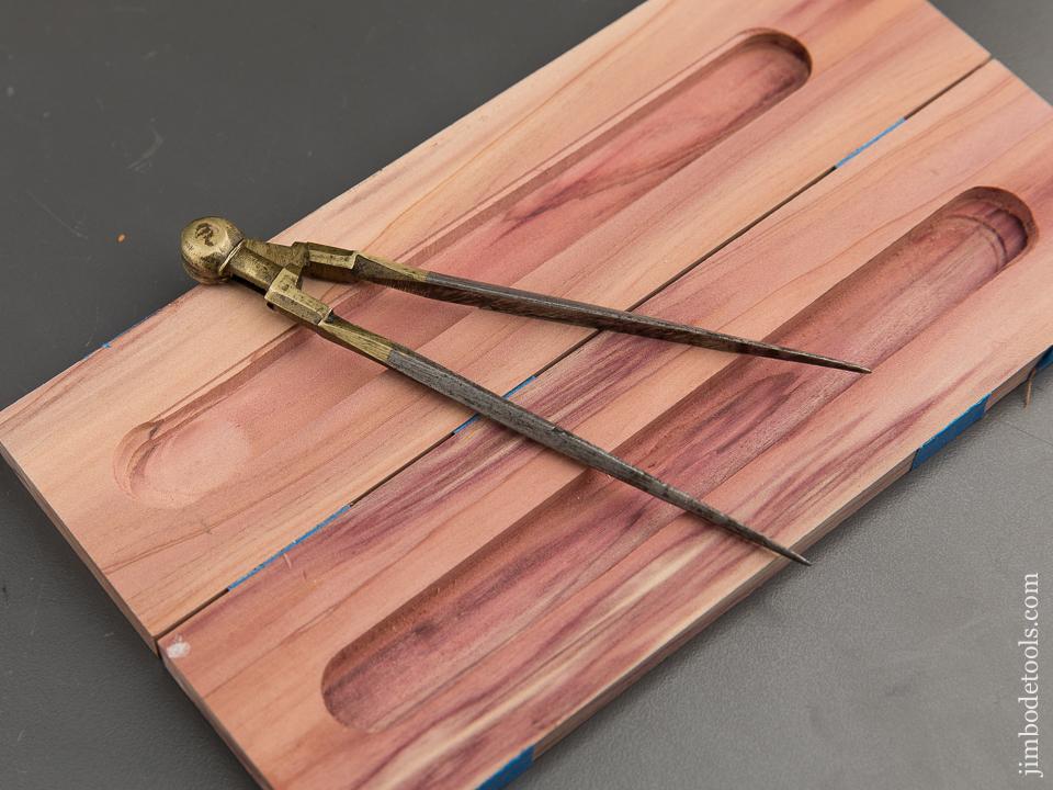 18th Century Ball Top Dividers in Wooden Case - 90349