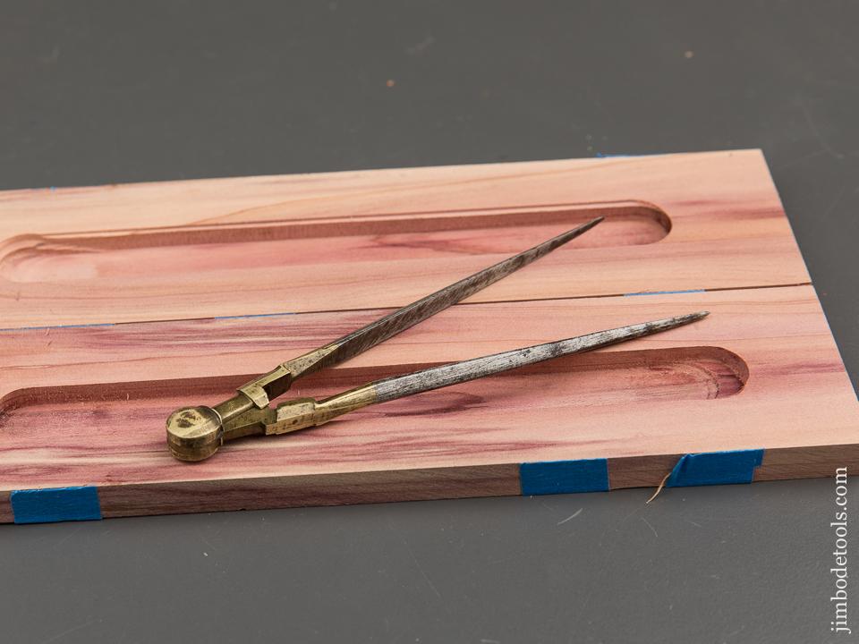 18th Century Ball Top Dividers in Wooden Case - 90349