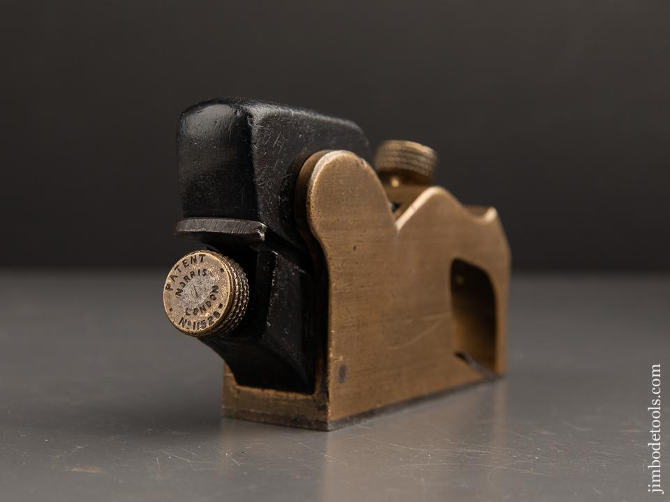 Very Rare! NORRIS No. A27 Adjustable Bull Nose Rabbet Plane in Gunmetal and Ebony - 90356U
