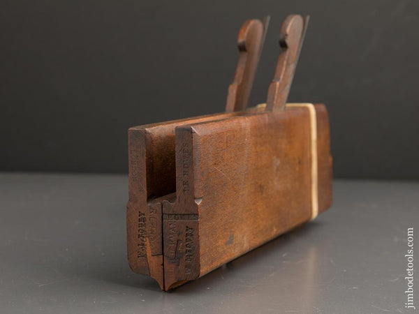 Pair of MOSELEY & SON LONDON Snip Bill Moulding Planes circa 1819-1830 FINE - 90359
