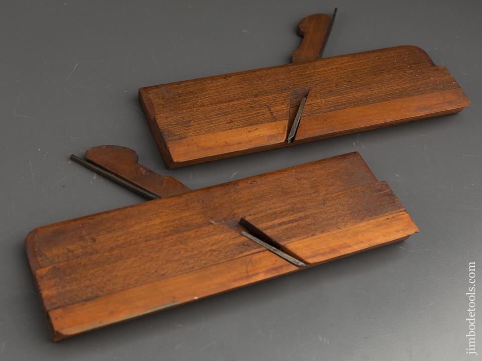 Pair of MOSELEY & SON LONDON Snip Bill Moulding Planes circa 1819-1830 FINE - 90359
