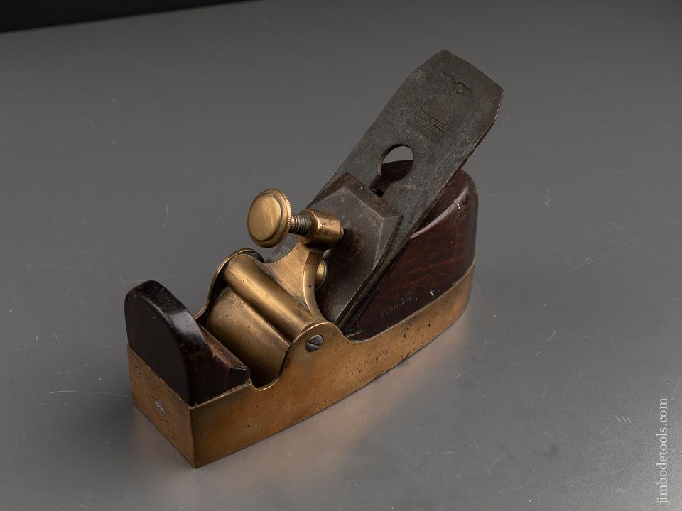 Pretty Gunmetal & Rosewood Smooth Plane - 90449