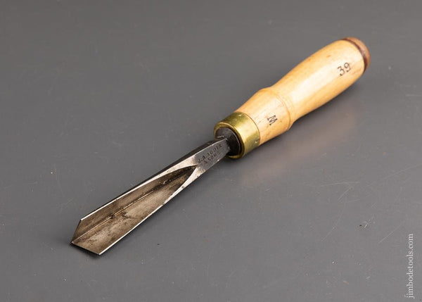 HUGE One inch J.B. ADDIS & SONS V Gouge - 90455