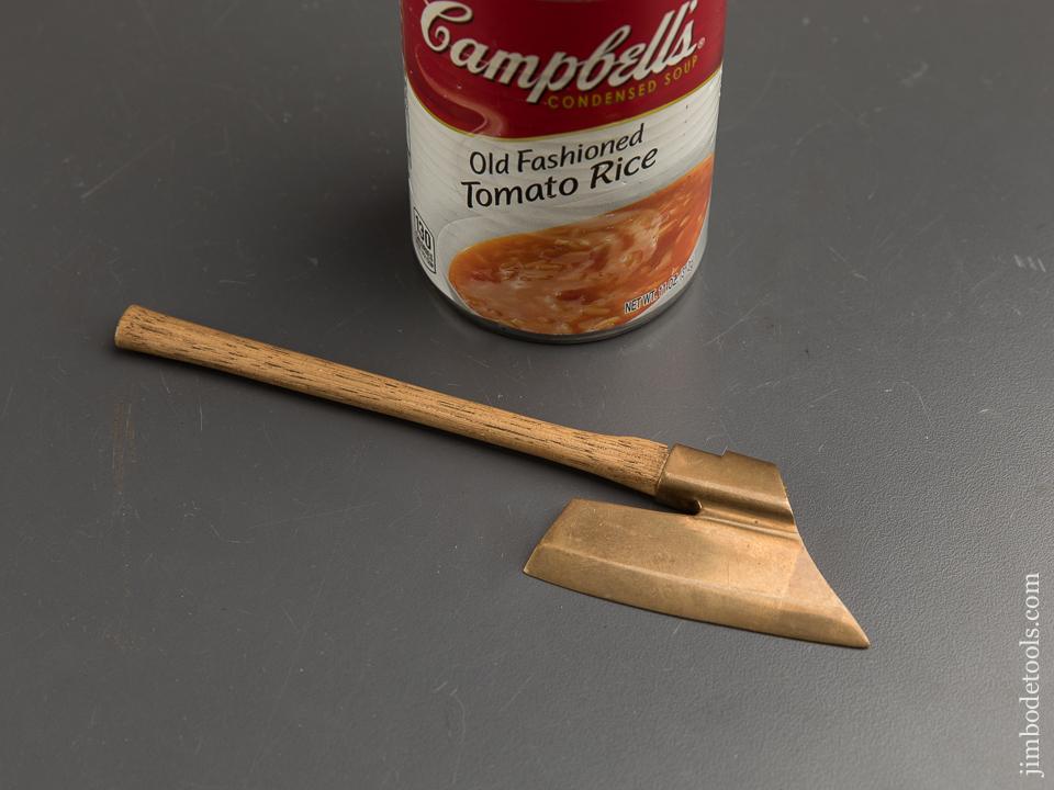 Miniature Brass Goose Wing Axe - 90463