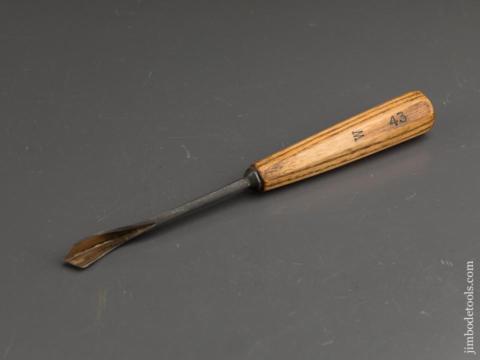 NEW OLD STOCK 1/2 INCH Vee Parting Gouge by TIRANTI - 90497