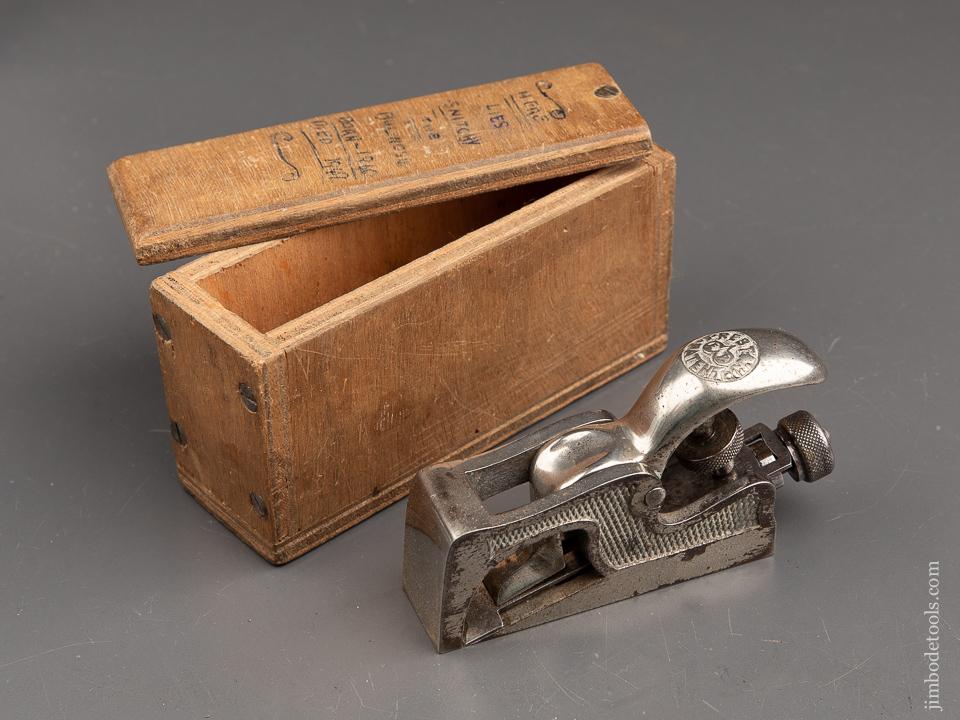 1 1/8 inch PRESTON No. 1355 Bull Nose Rabbet Plane FINE with Custom Box - 90554