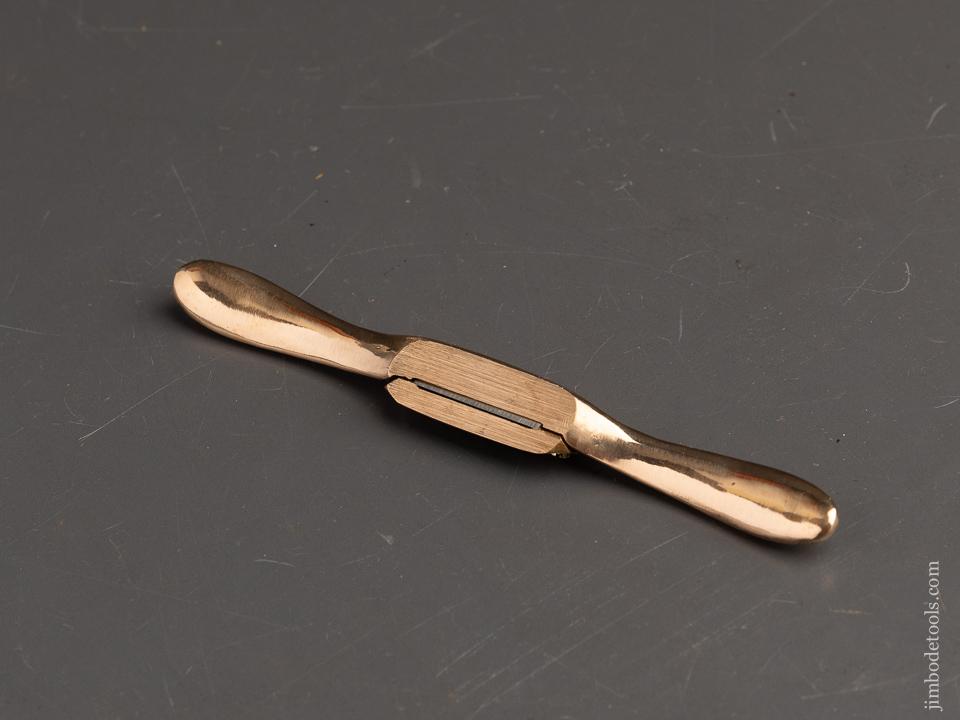 PAUL HAMLER Five inch Brass Spoke Shave - 90571U