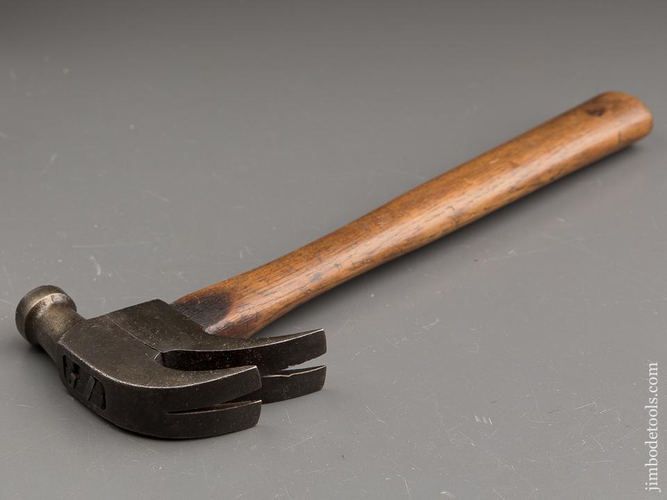 VOIGHT Patent November 4, 1902 Double Claw Hammer with Original 13 inch Handle - 90588