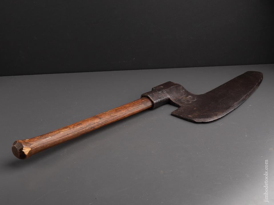 Wonderful Decorated 18th Century Goose Wing Axe - 90599