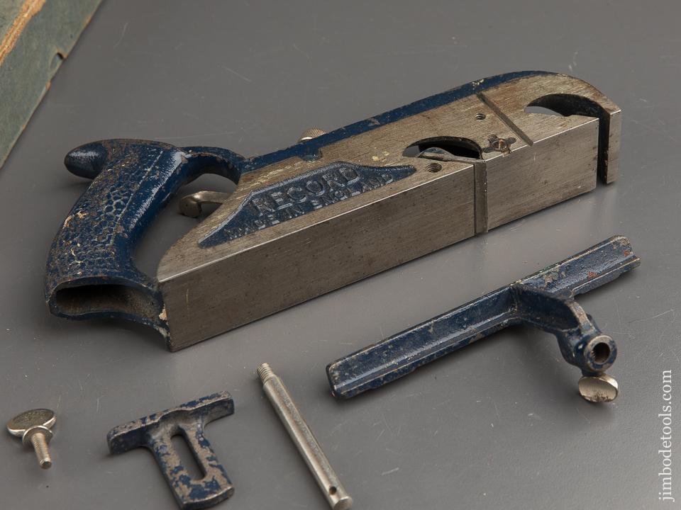 RECORD No. 078 Duplex Rabbet Rebate Plane in Original Box - 90600
