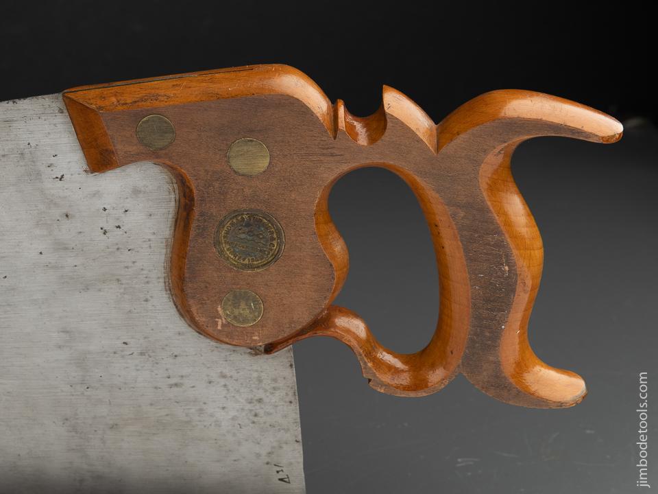 Ridiculously Fine! THOS TURNER Early Split Screw Hand Saw NEW OLD STOCK - 90603U