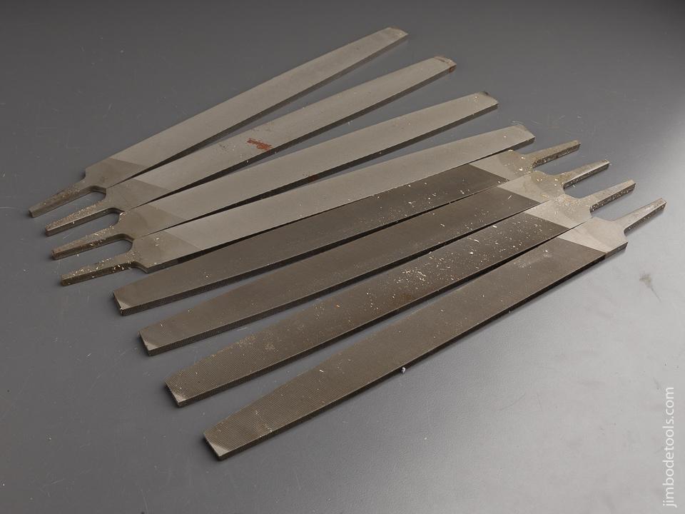 Eight Enormous! Fourteen inch Mill Bastard Files NEW & UNUSED - 90610