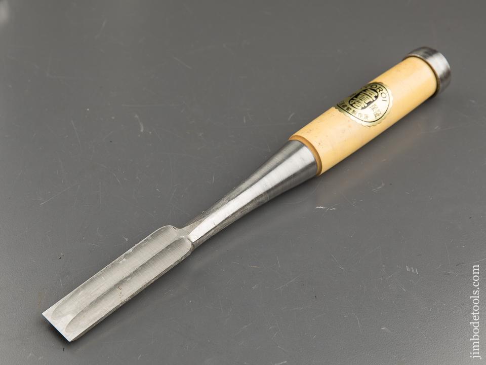 MINT and Massive! One inch IYOROI BLUE STEEL Heavy Mortise Chisel NEW OLD STOCK - 90618