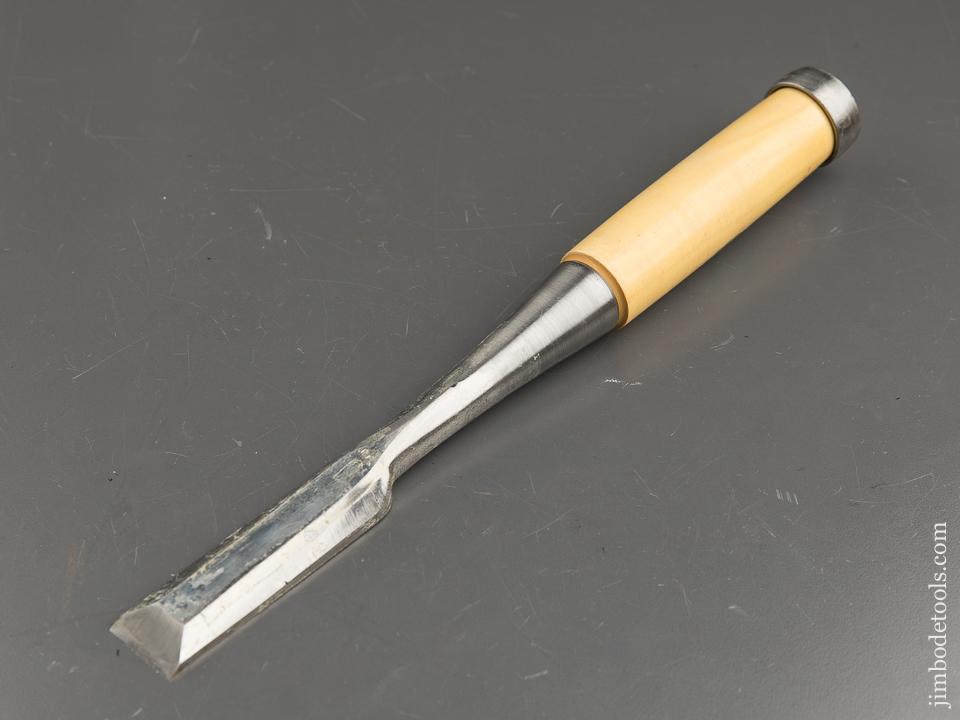 MINT and Massive! One inch IYOROI BLUE STEEL Heavy Mortise Chisel NEW OLD STOCK - 90618