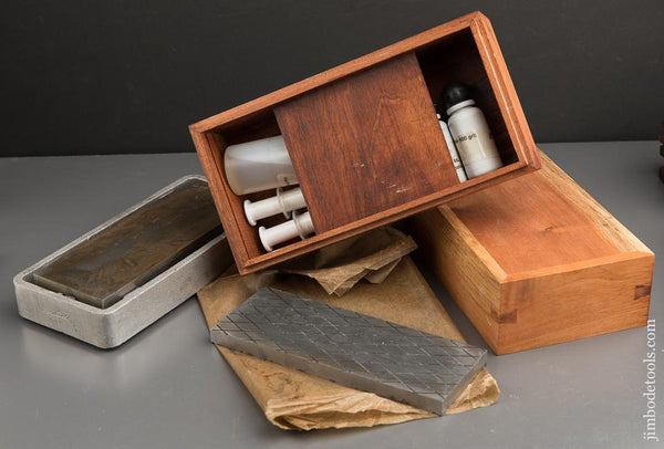 HARRIS TOOLS Lapping System in Wooden Box - 90627